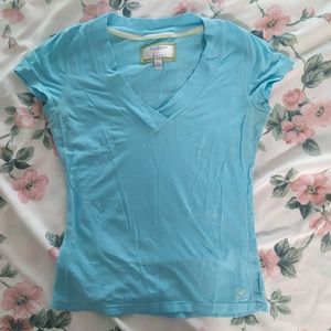 Blue V Neck Favorite Tee T Shirt